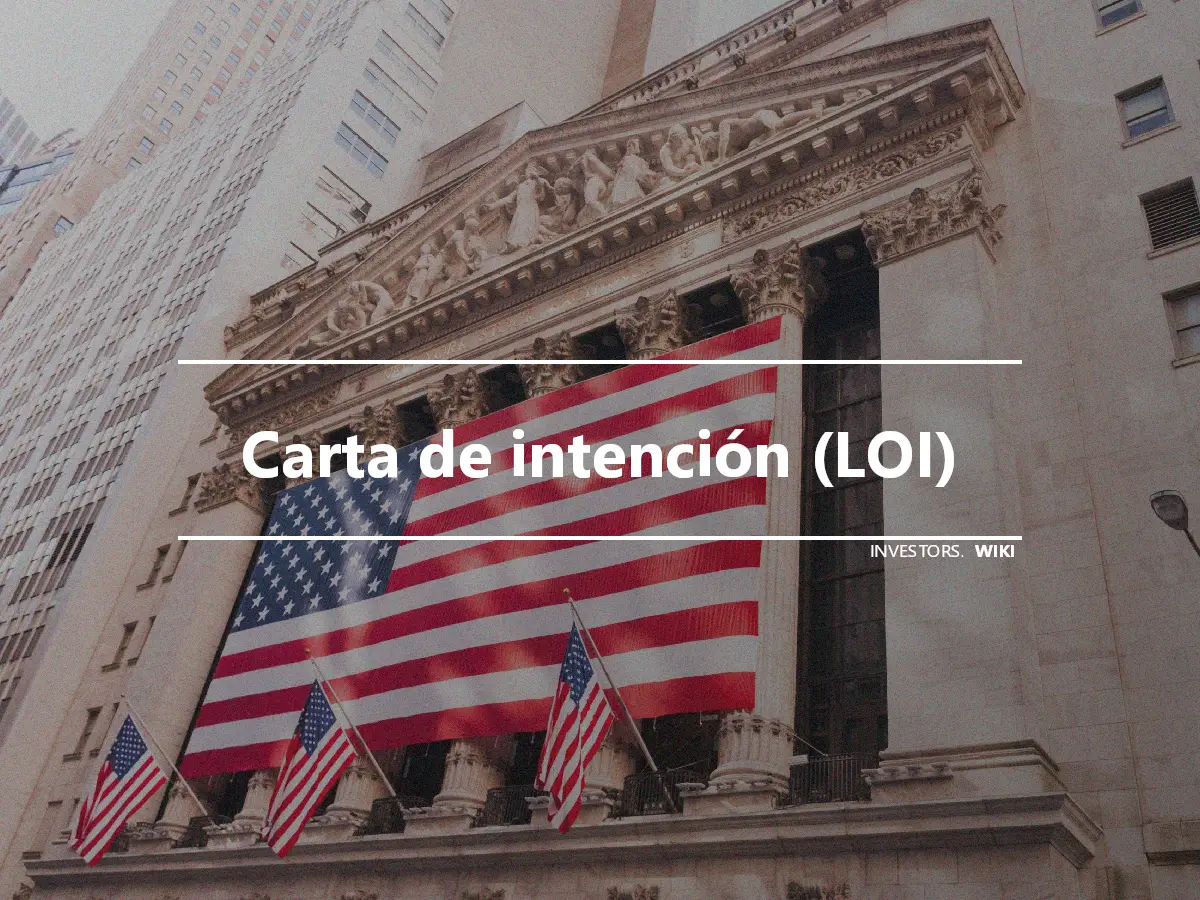 Carta de intención (LOI)