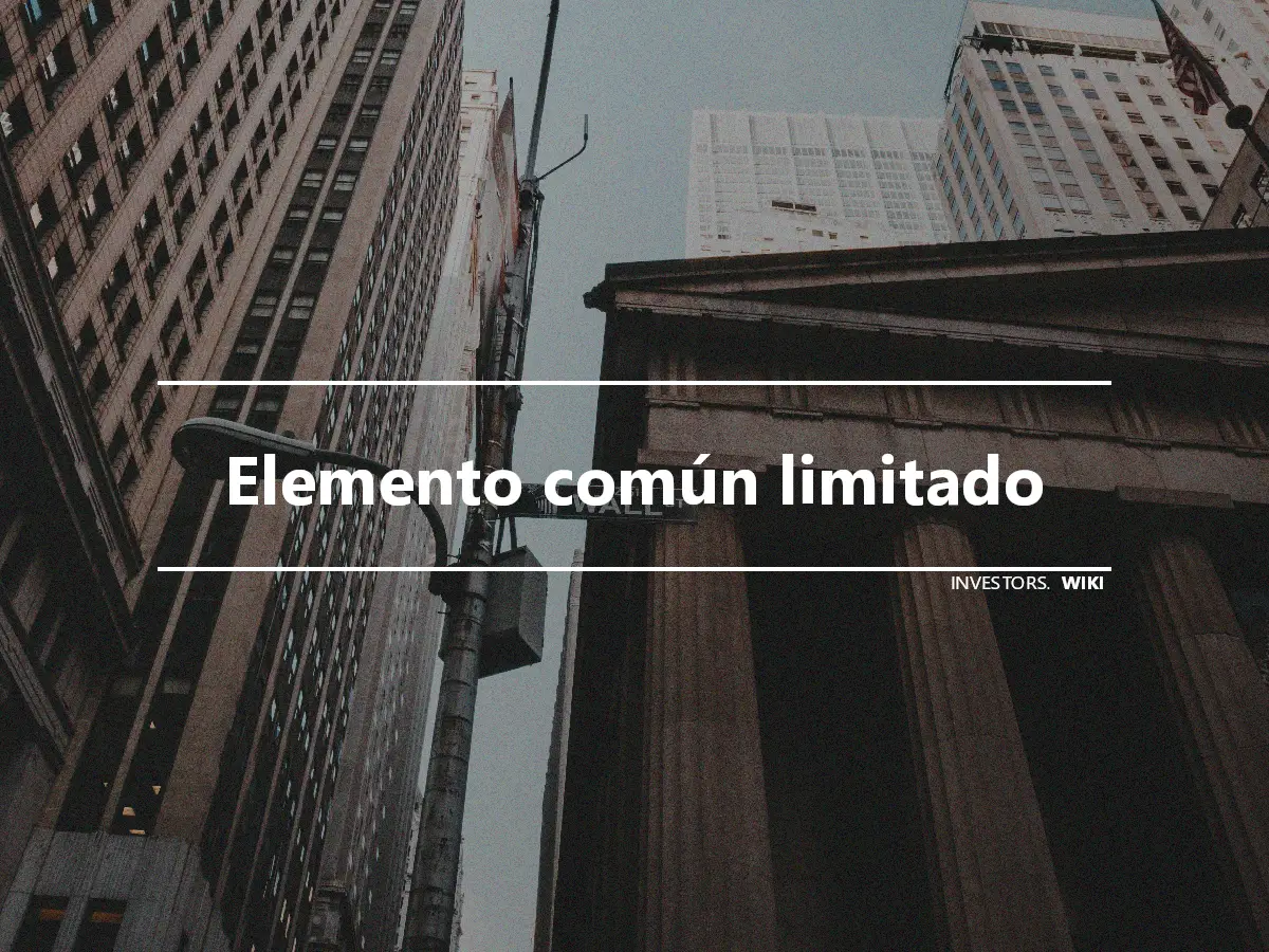 Elemento común limitado