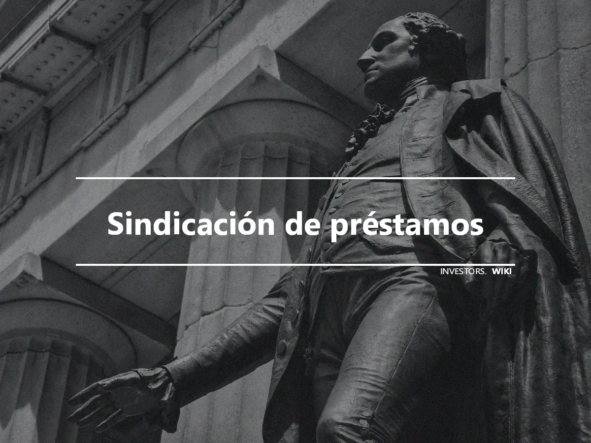 Sindicación de préstamos