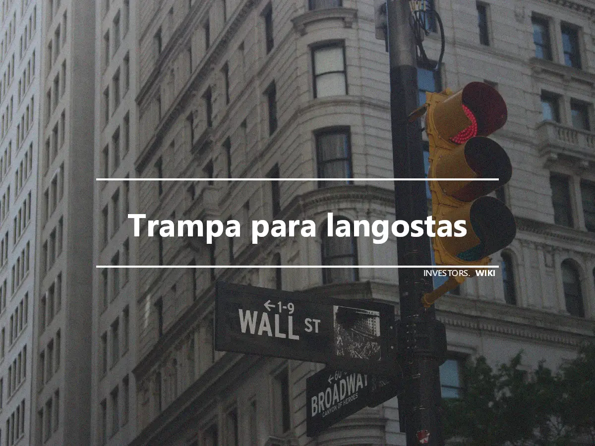 Trampa para langostas