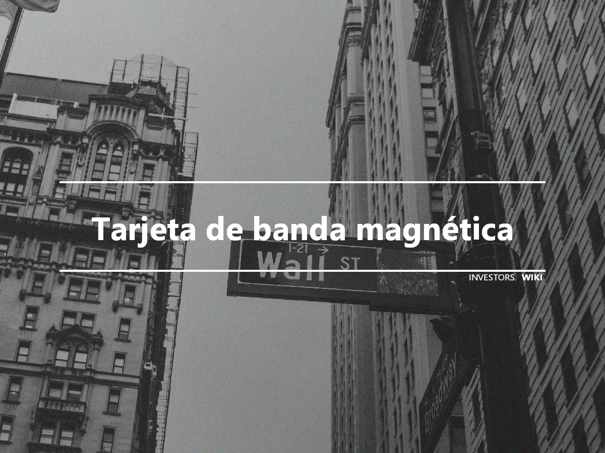 Tarjeta de banda magnética