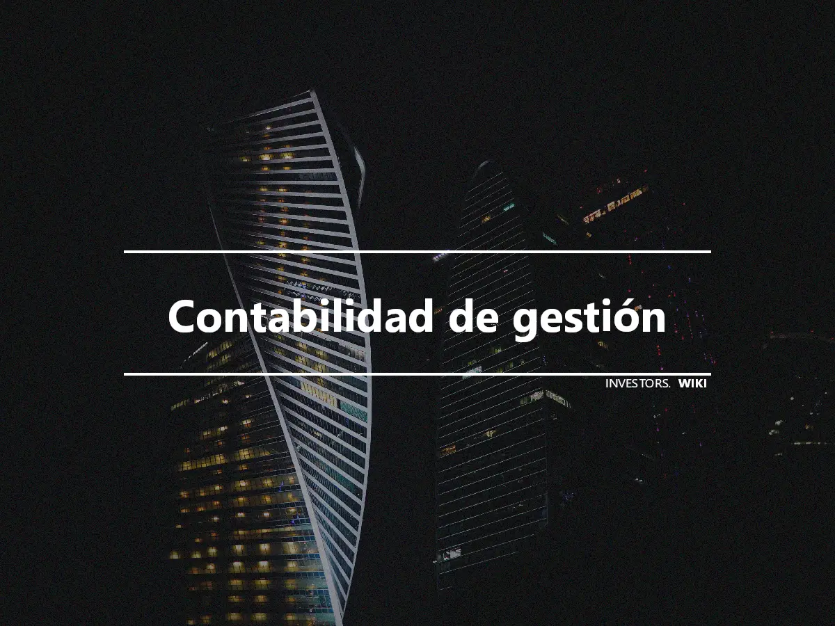 Contabilidad de gestión