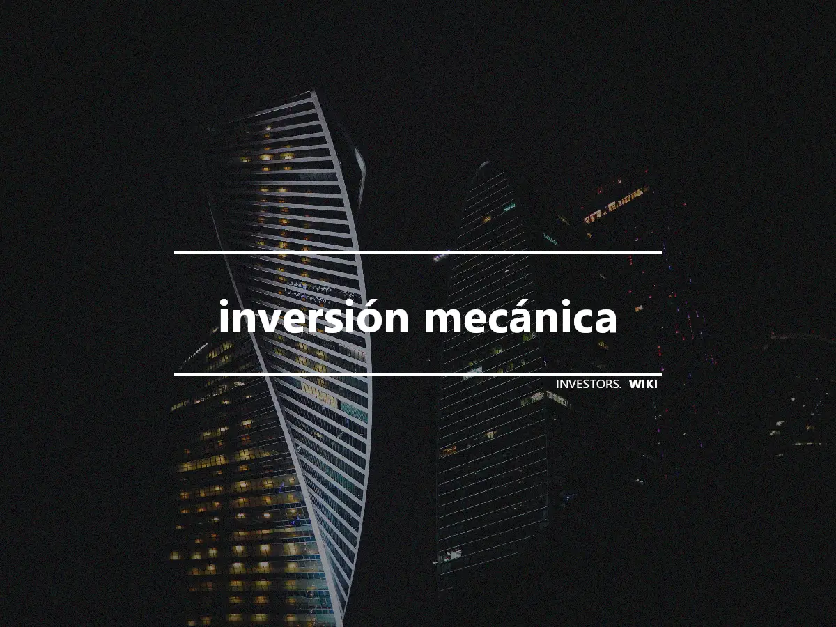 inversión mecánica