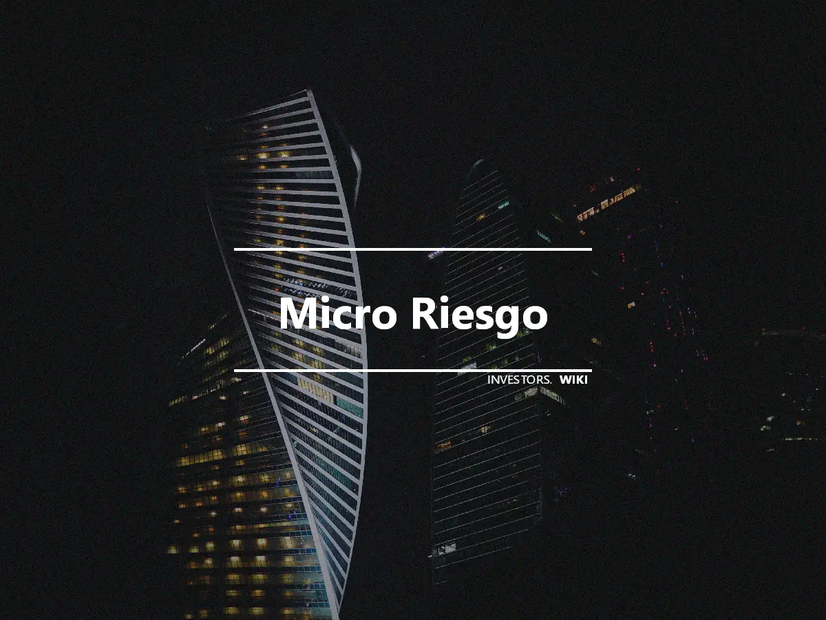 Micro Riesgo