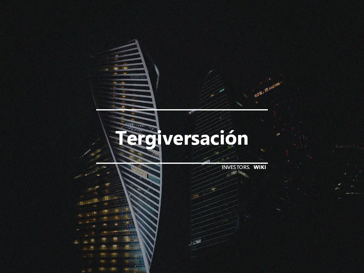 Tergiversación