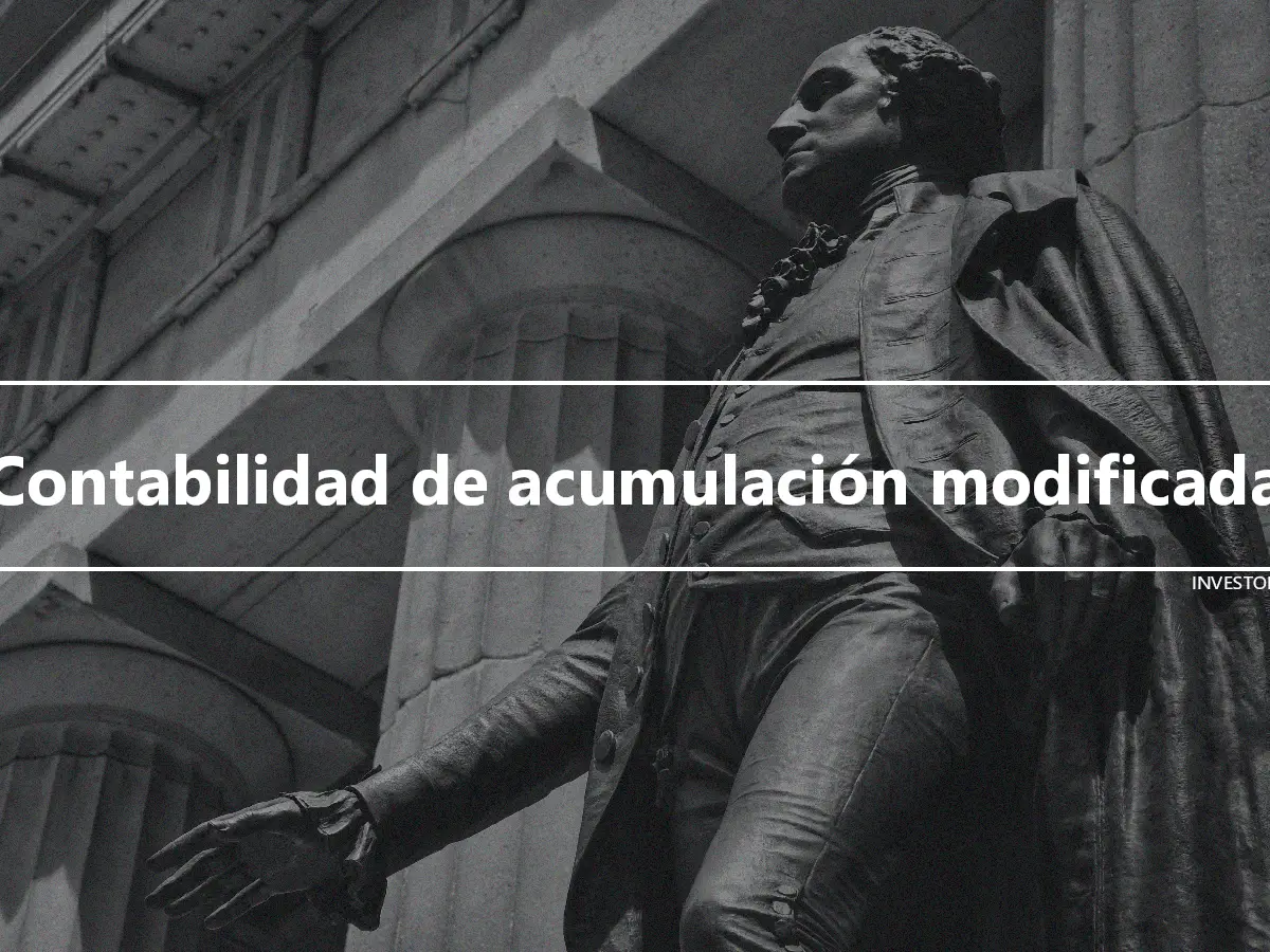 Contabilidad de acumulación modificada