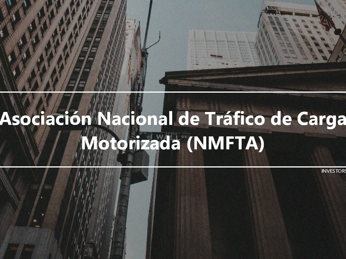 Asociación Nacional de Tráfico de Carga Motorizada (NMFTA)