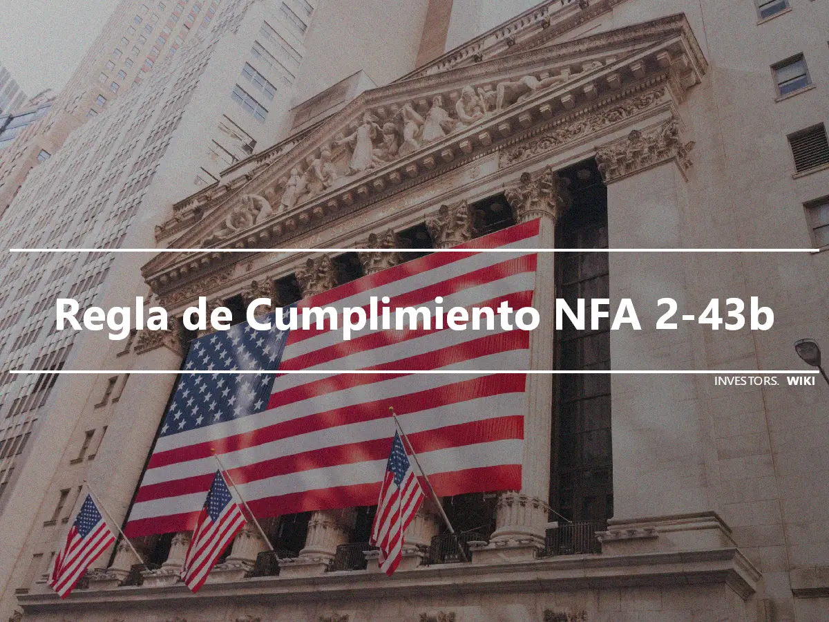 Regla de Cumplimiento NFA 2-43b