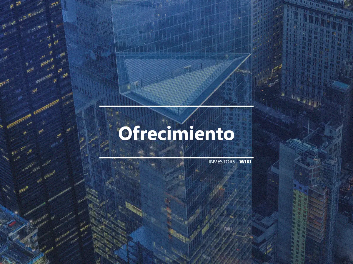 Ofrecimiento