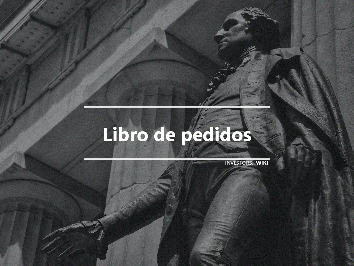 Libro de pedidos