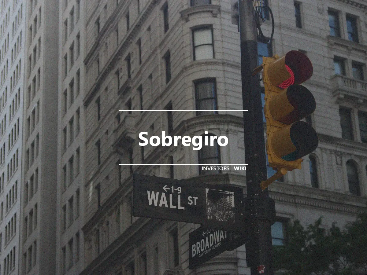 Sobregiro