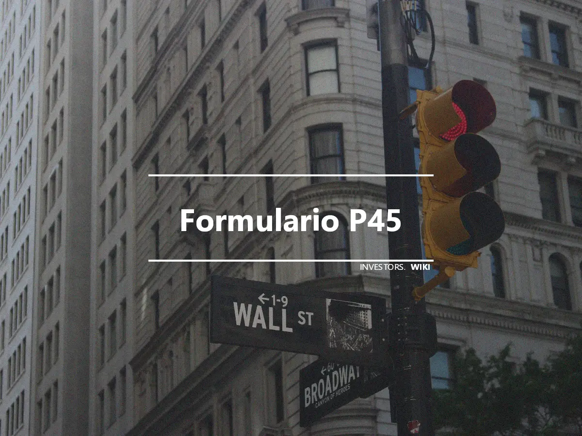 Formulario P45