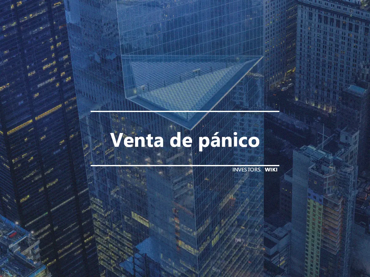 Venta de pánico