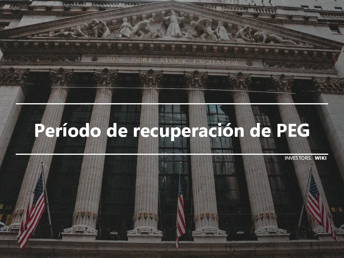 Período de recuperación de PEG