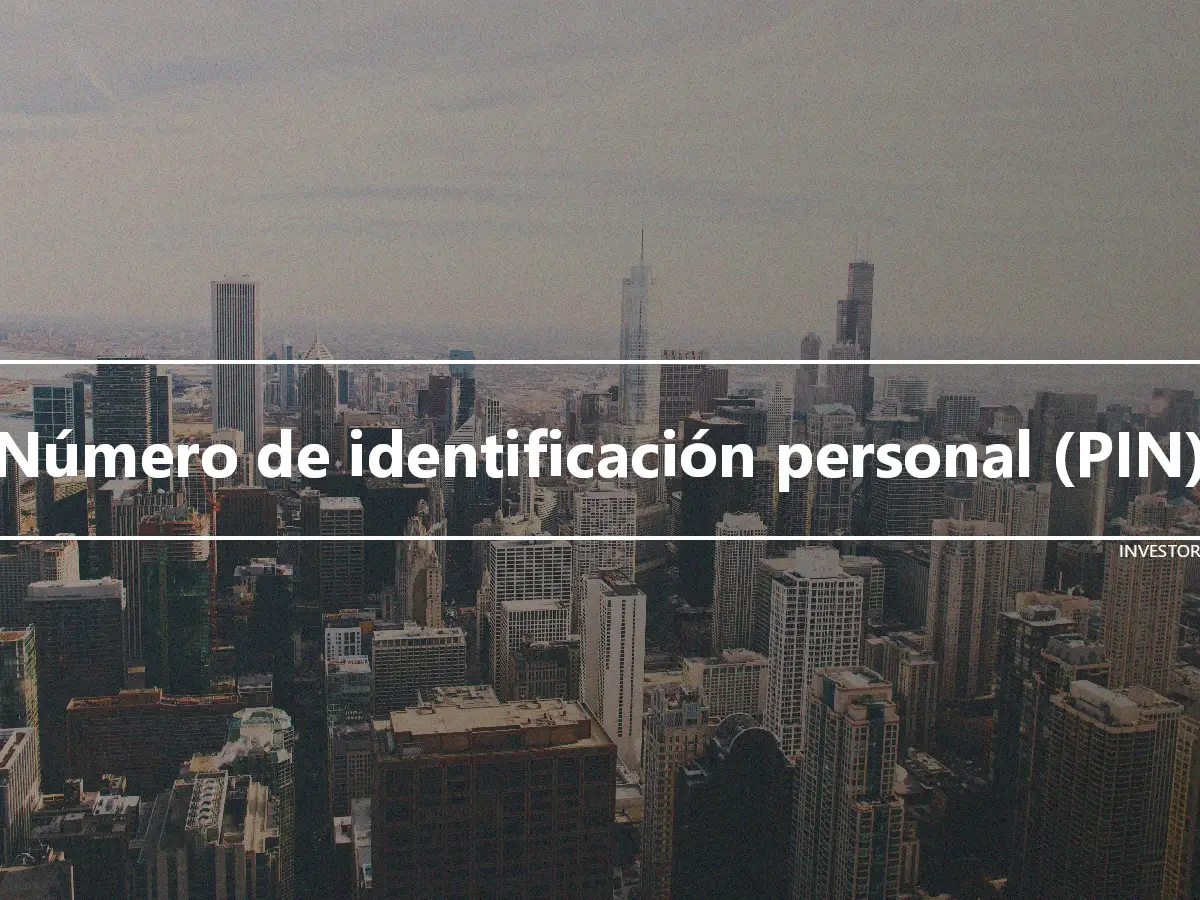 Número de identificación personal (PIN)