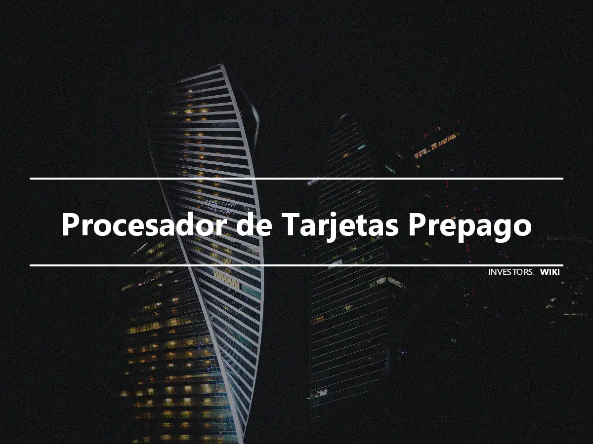 Procesador de Tarjetas Prepago