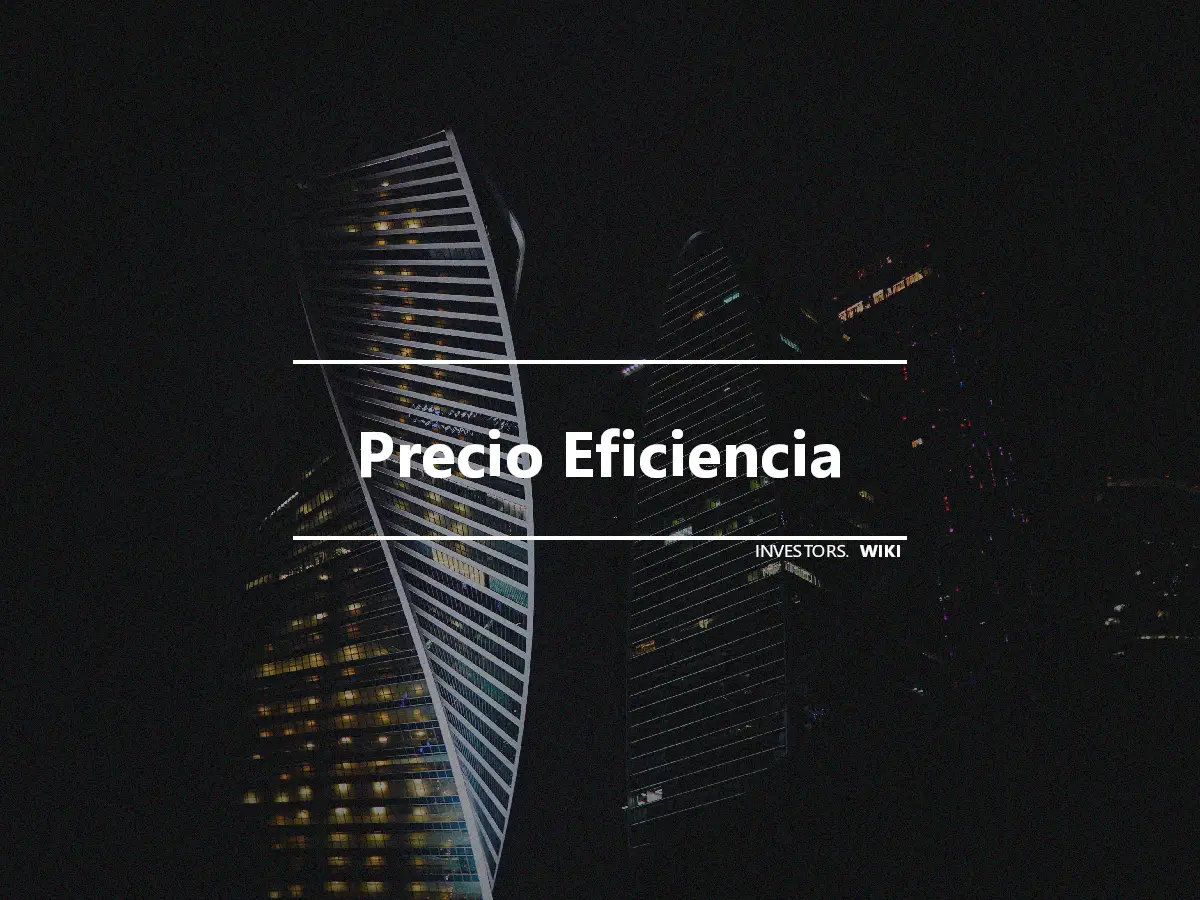 Precio Eficiencia