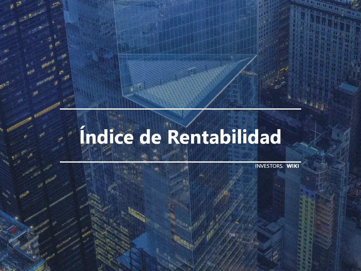 Índice de Rentabilidad