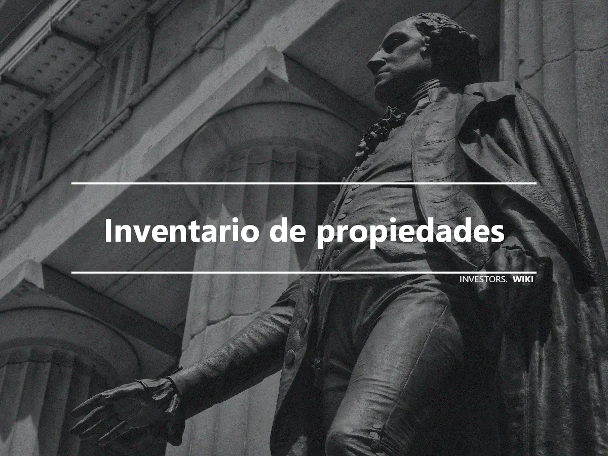 Inventario de propiedades