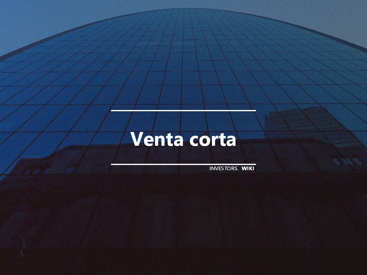 Venta corta