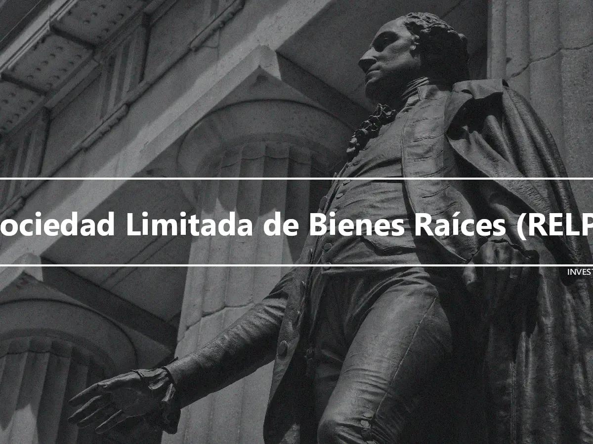 Sociedad Limitada de Bienes Raíces (RELP)