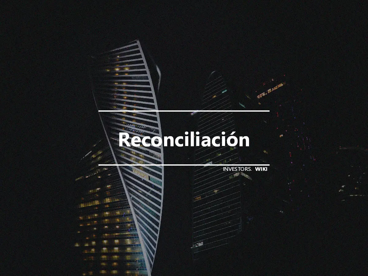 Reconciliación