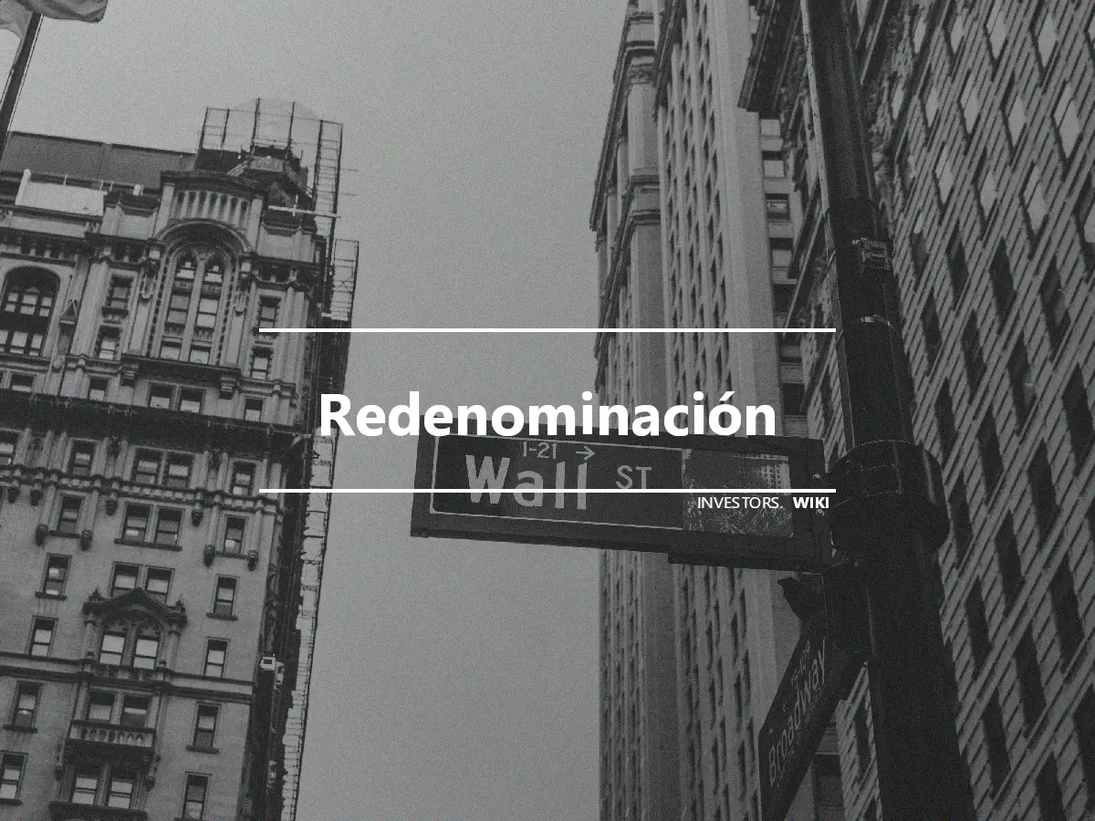 Redenominación