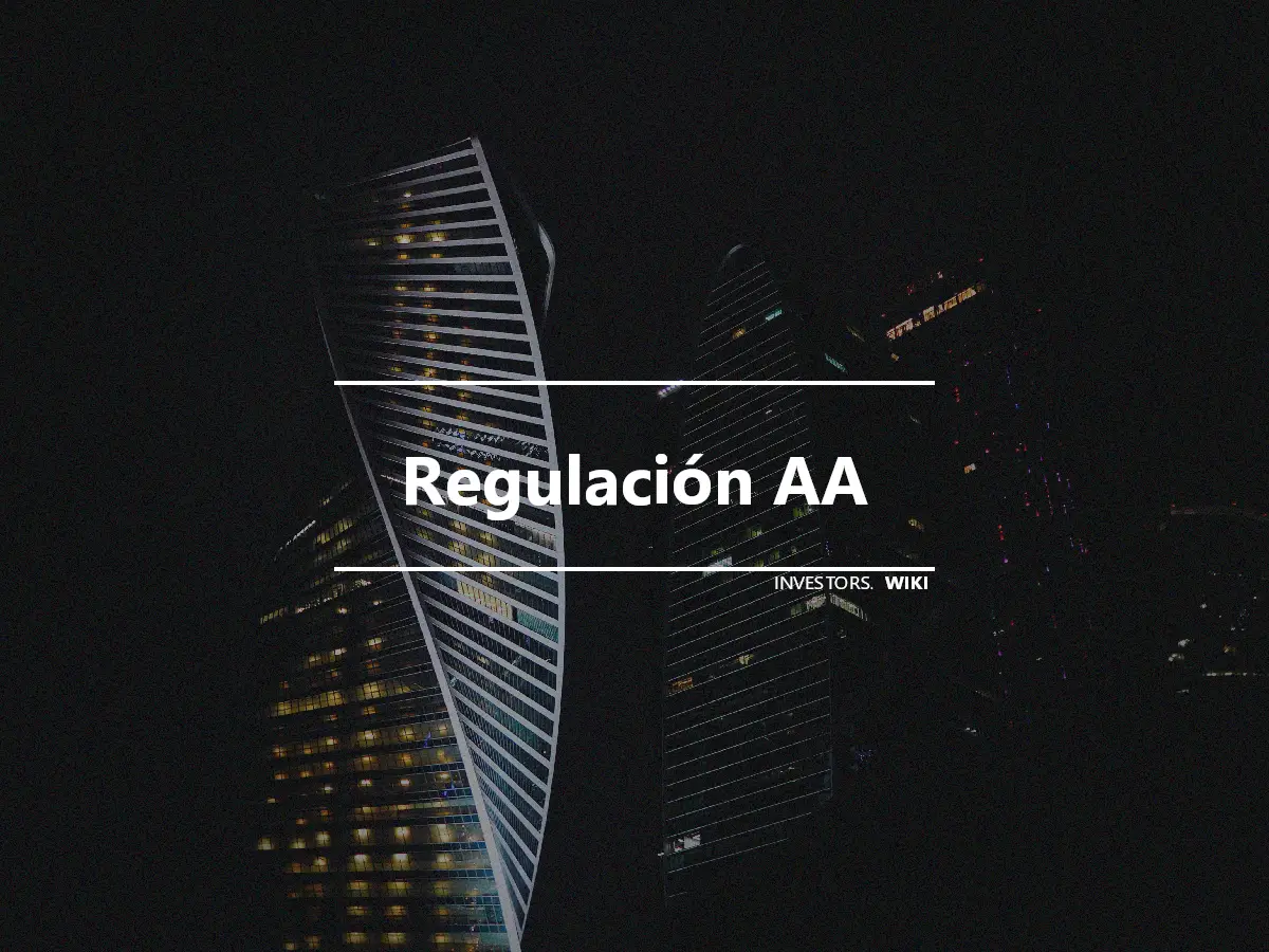 Regulación AA