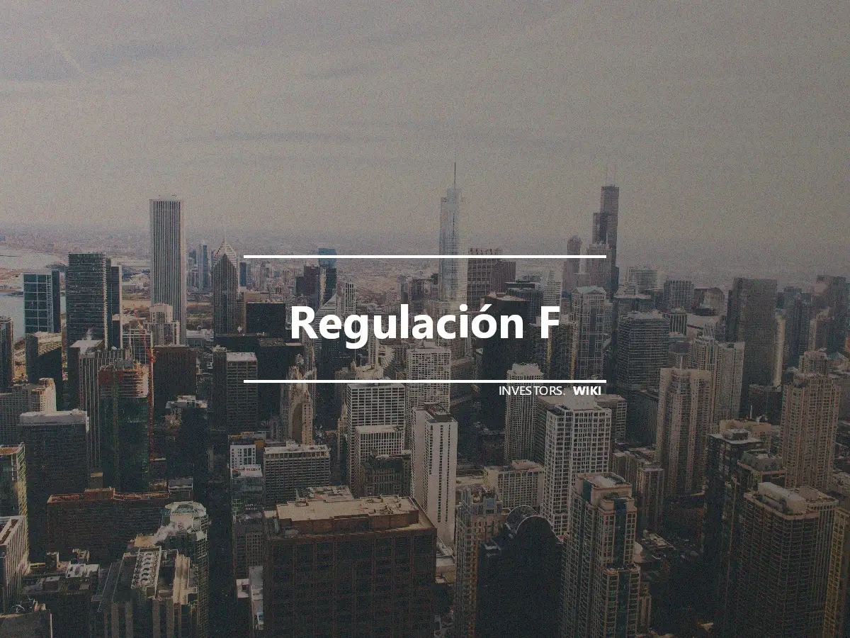 Regulación F