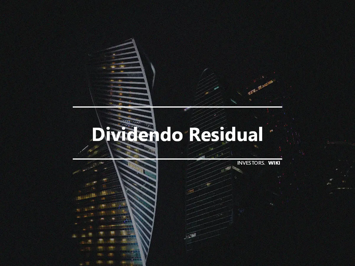 Dividendo Residual