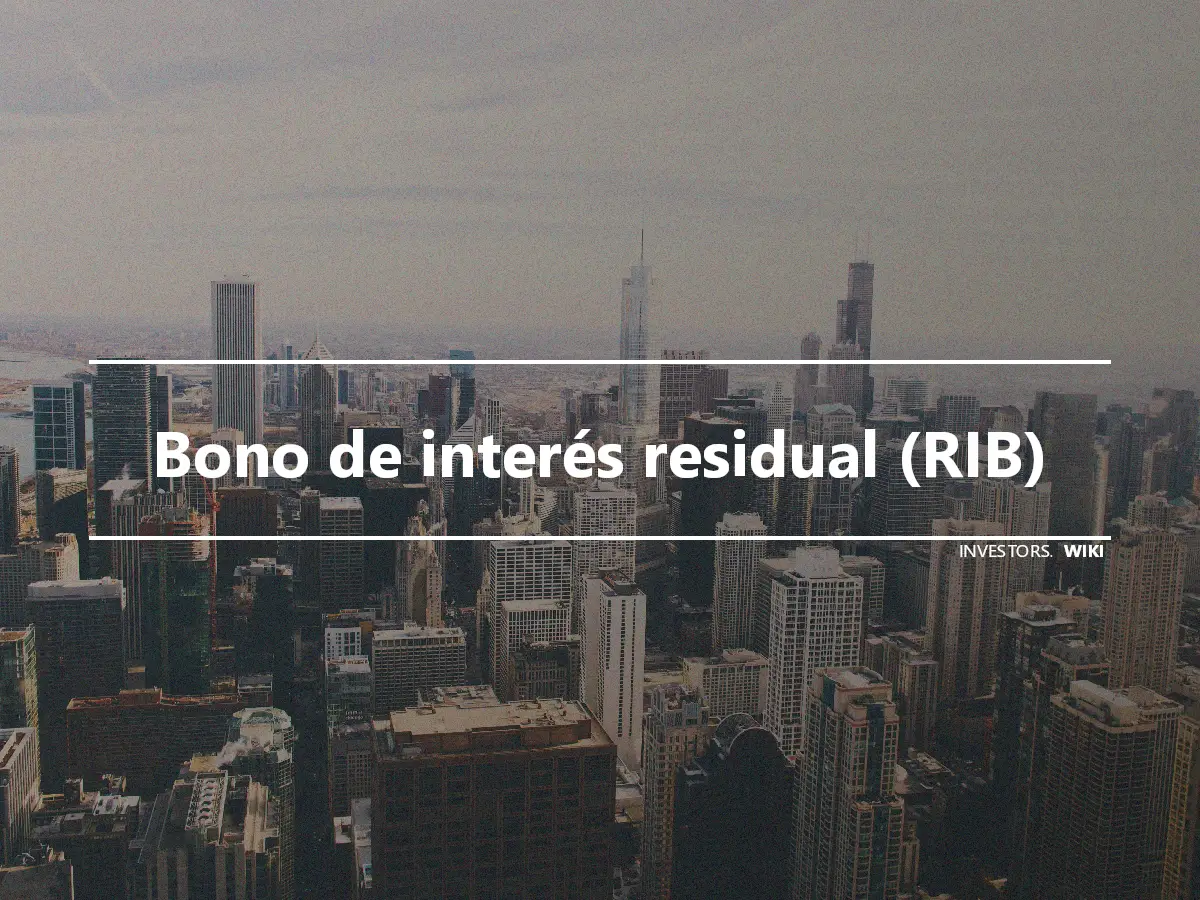 Bono de interés residual (RIB)