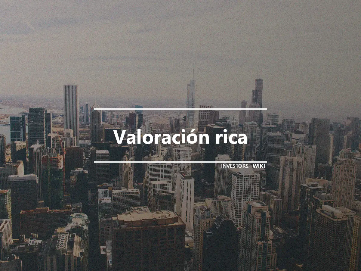 Valoración rica