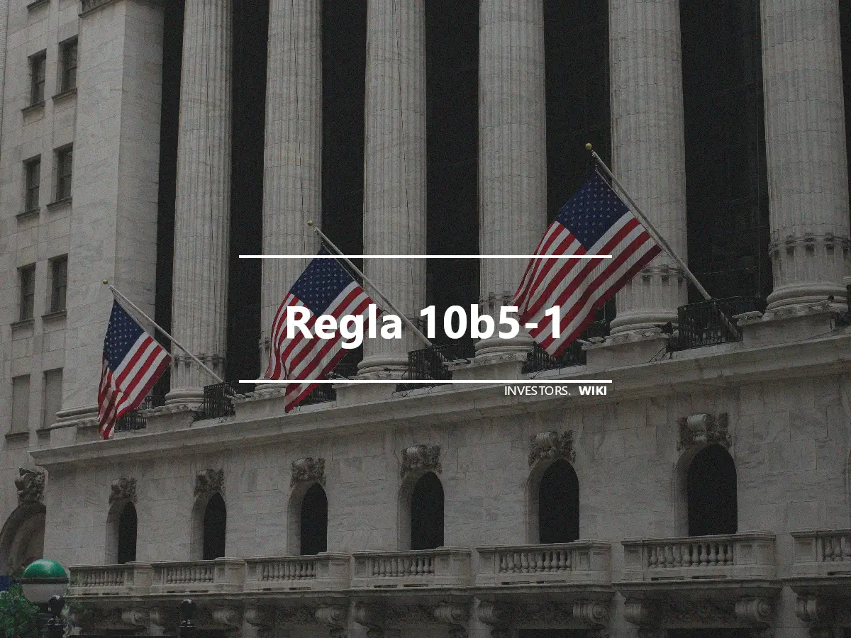 Regla 10b5-1