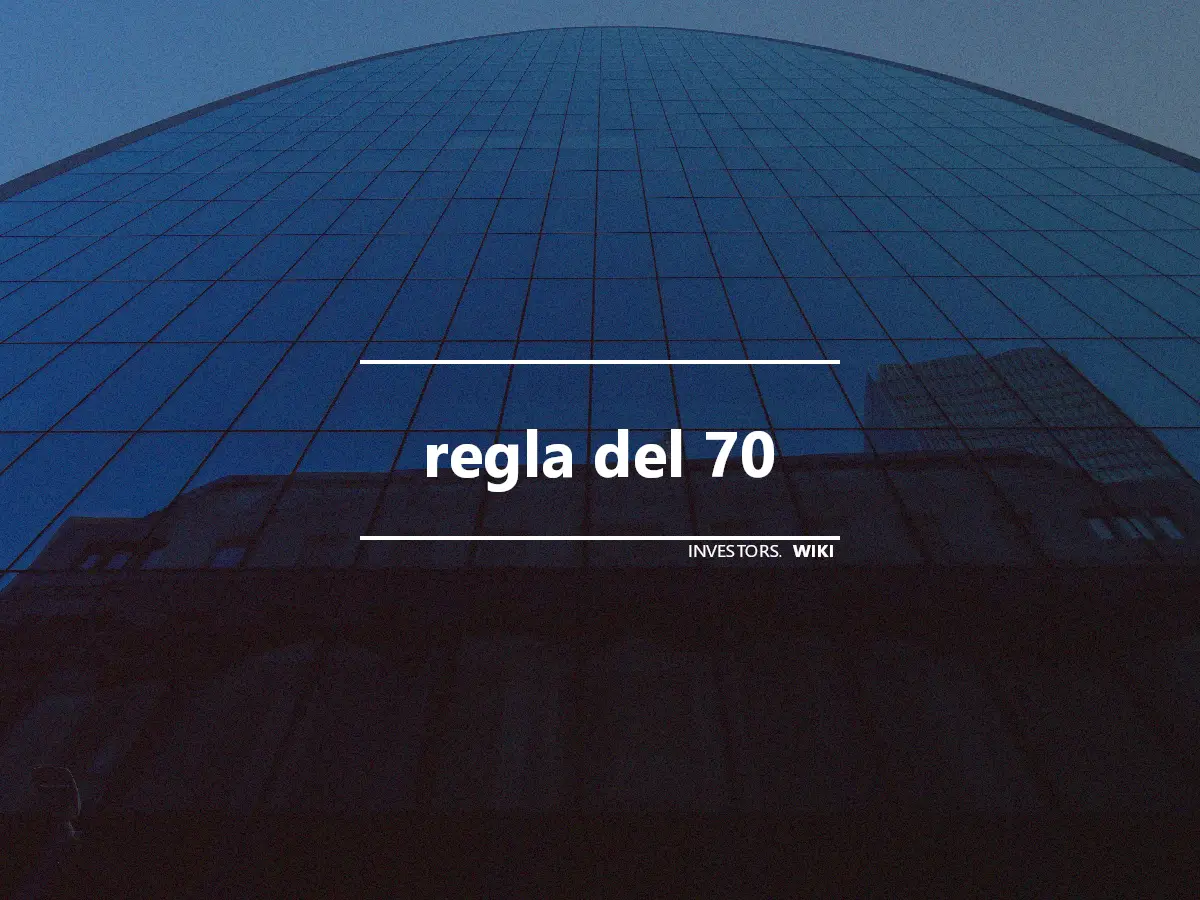 regla del 70