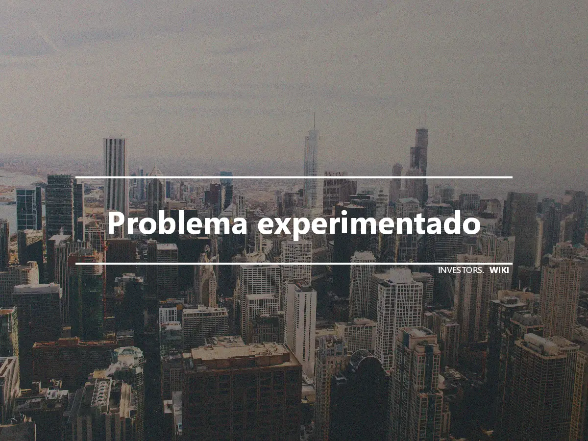 Problema experimentado