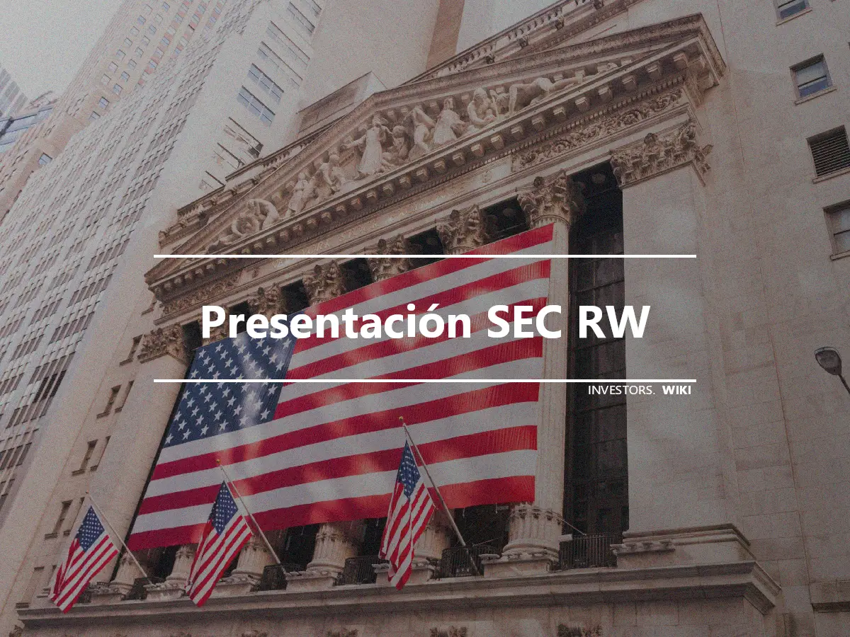 Presentación SEC RW