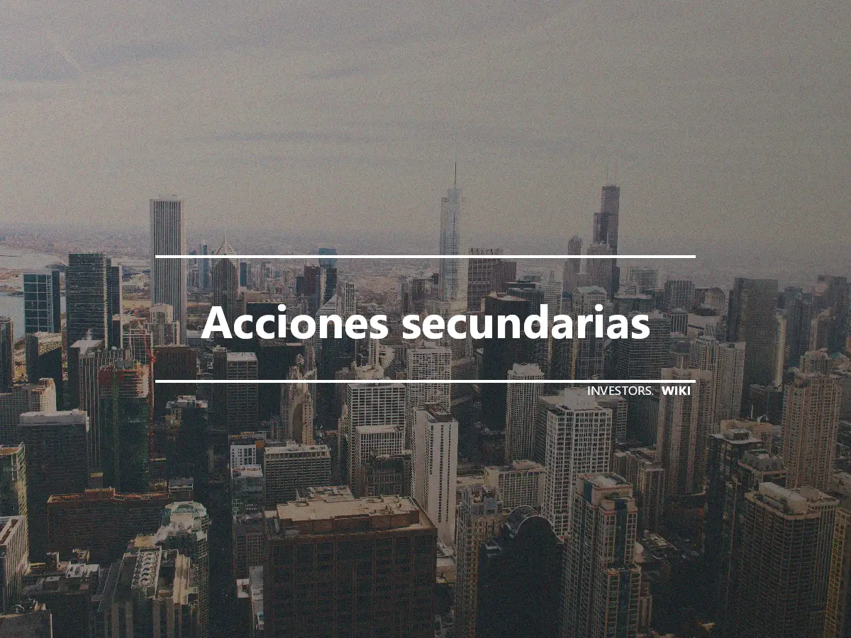 Acciones secundarias