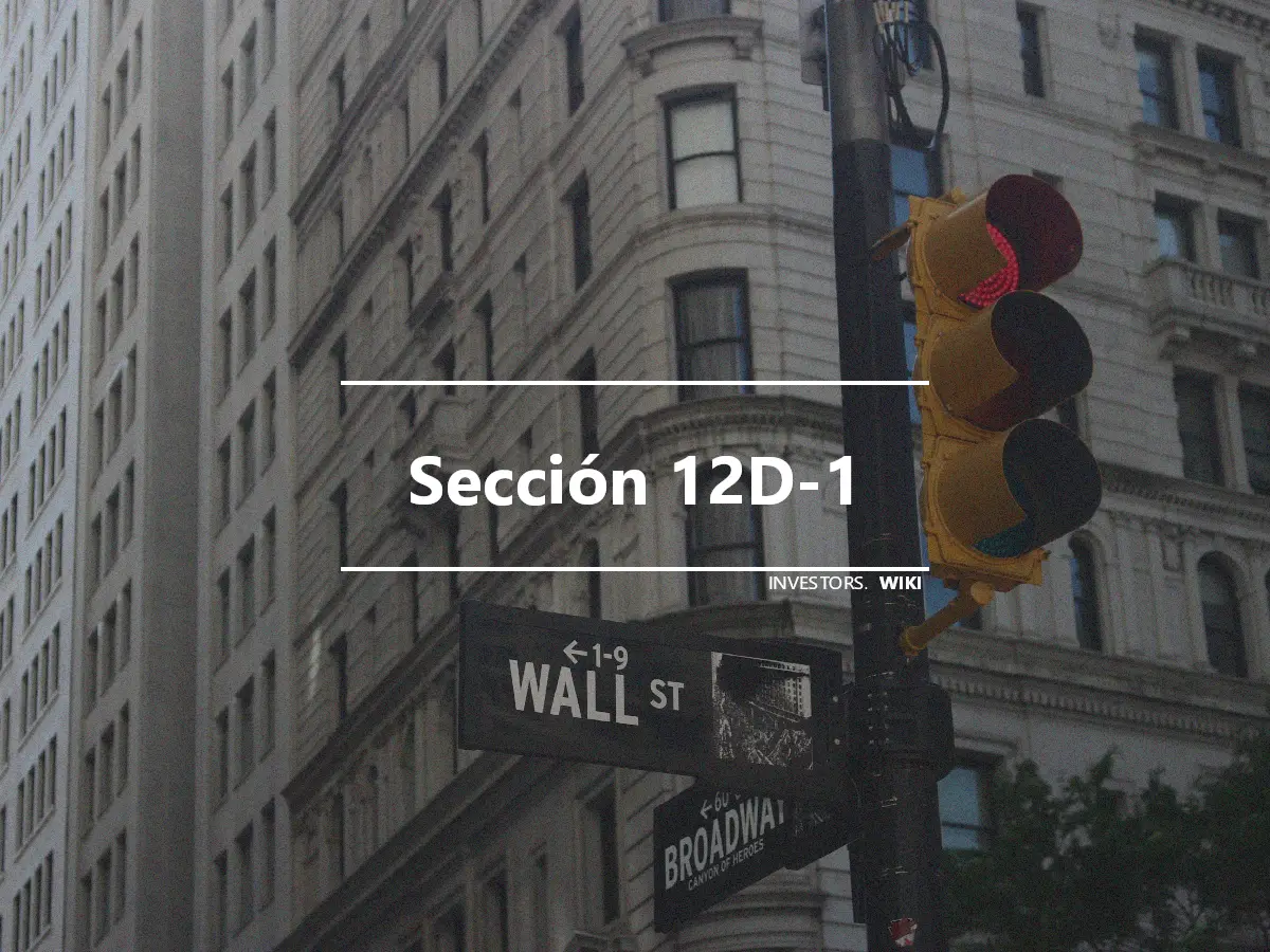 Sección 12D-1