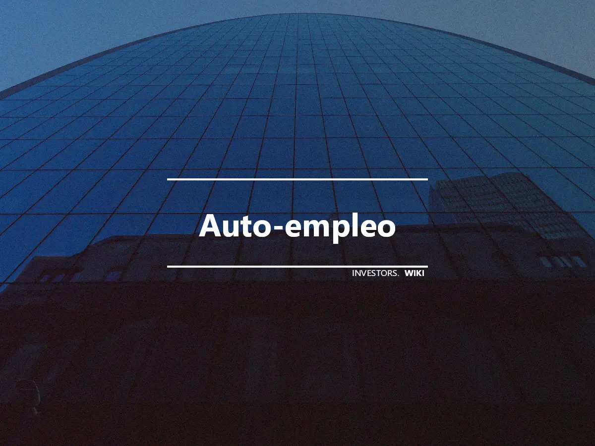 Auto-empleo