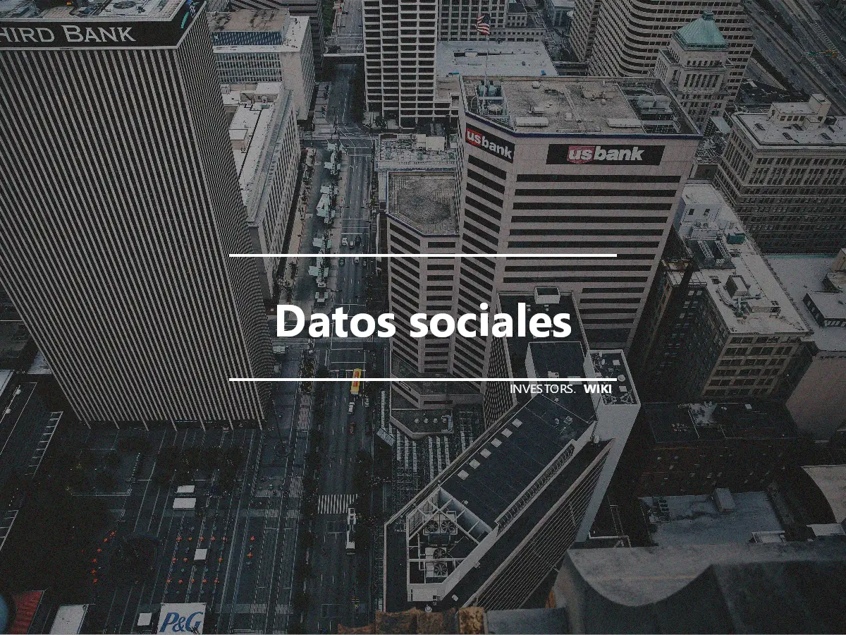 Datos sociales