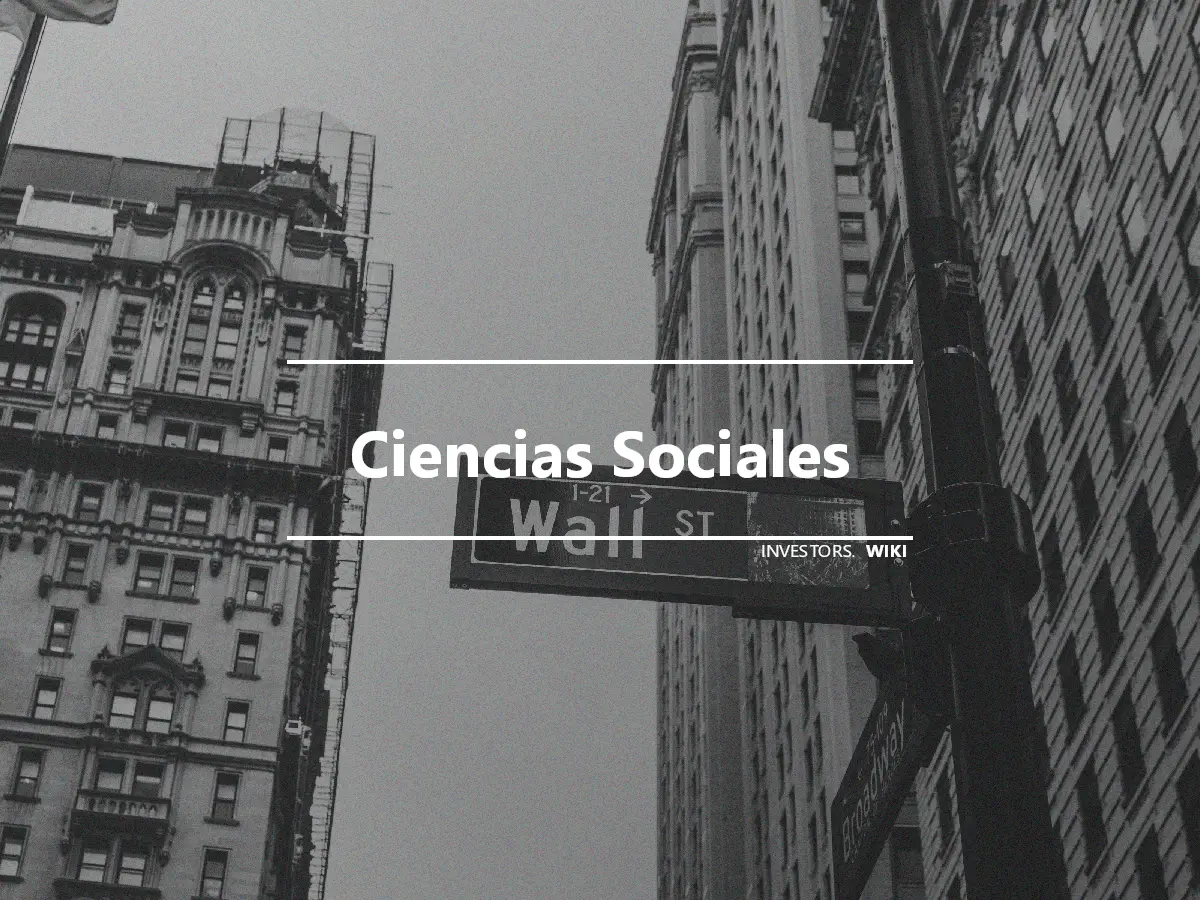 Ciencias Sociales