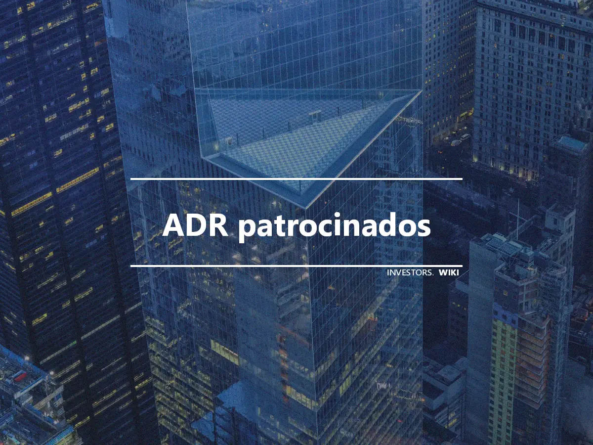 ADR patrocinados