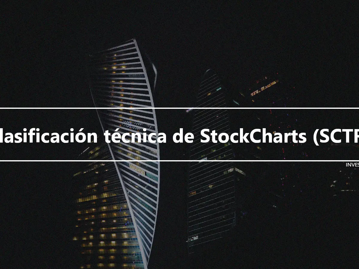 Clasificación técnica de StockCharts (SCTR)