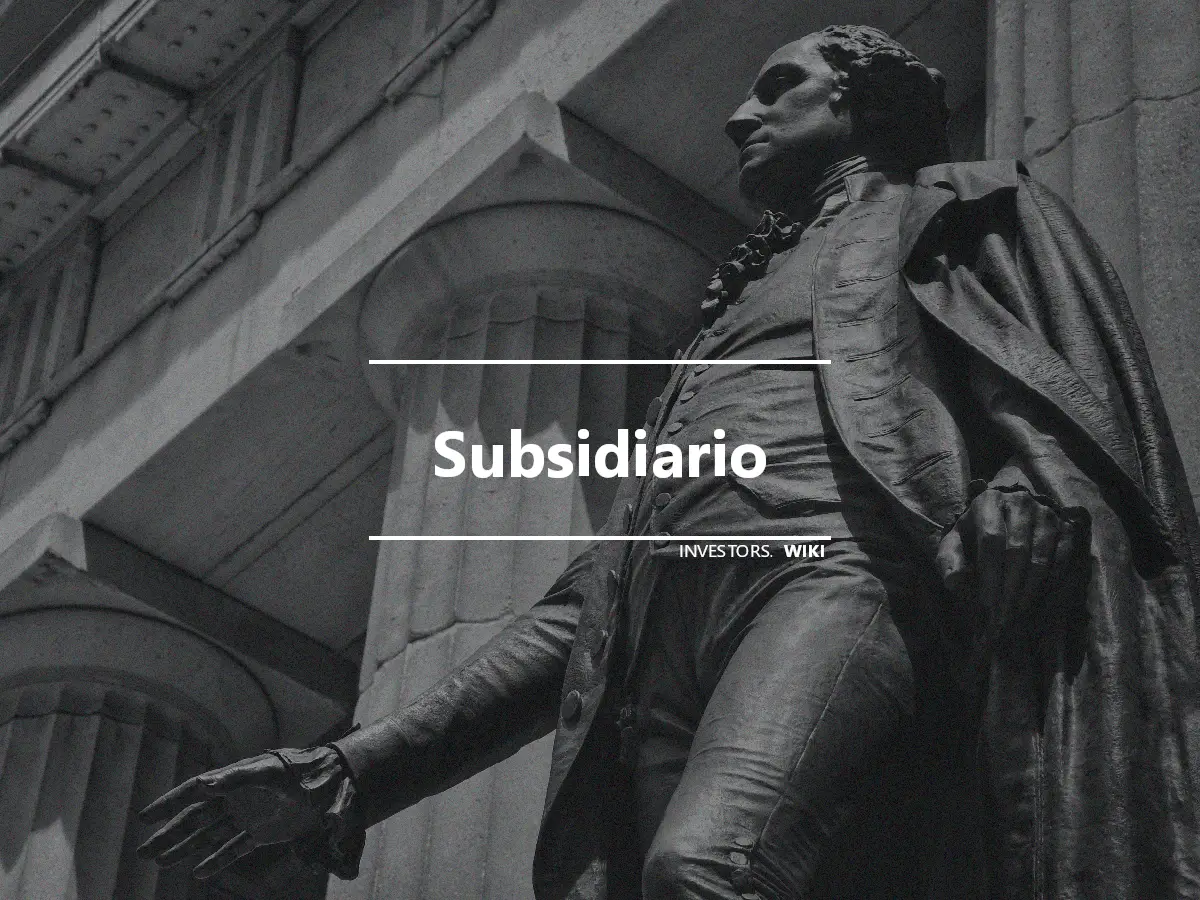 Subsidiario