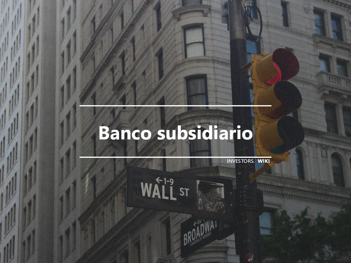 Banco subsidiario