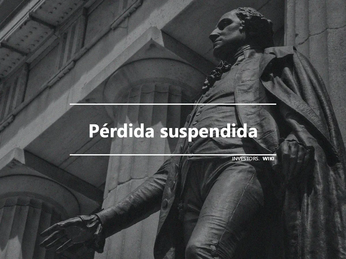 Pérdida suspendida