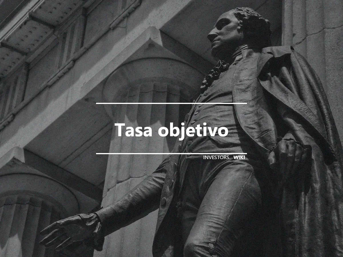 Tasa objetivo