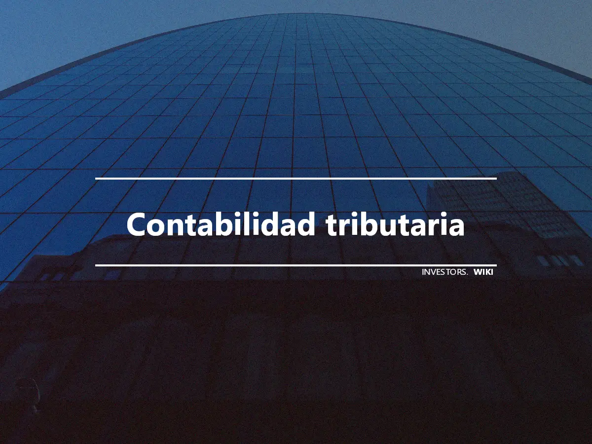 Contabilidad tributaria