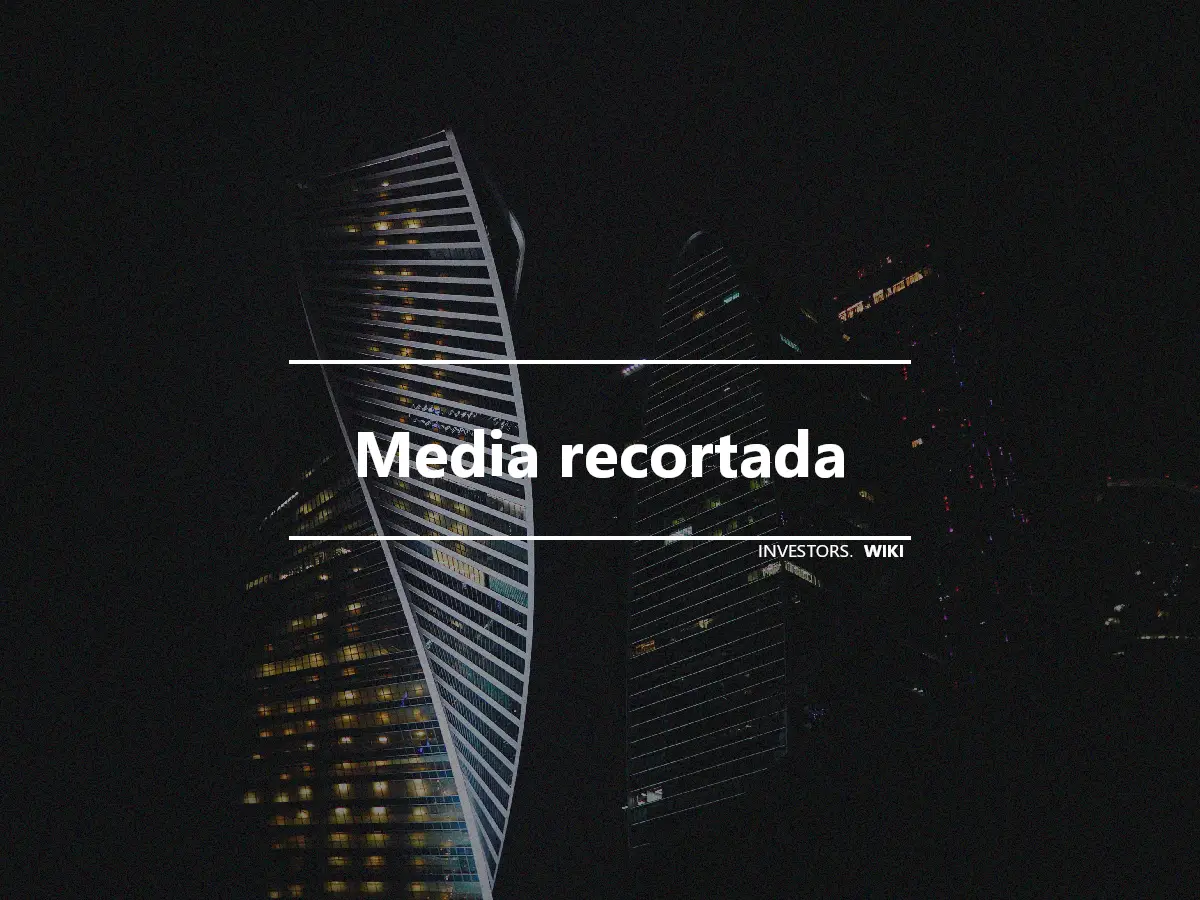 Media recortada