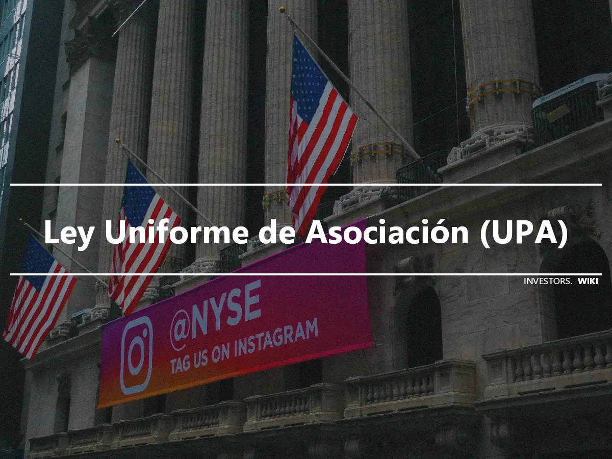 Ley Uniforme de Asociación (UPA)